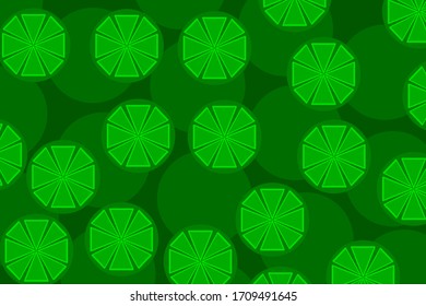 vector background design with lime slices