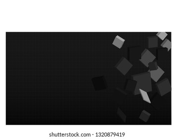 Vector background design With modern style , And black color gives a discreet feeling.