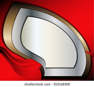 Vector background design overlap dimension vector illustration message board for text and message 