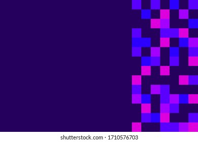 vector background design with purple squares