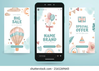 Vector background design for social media
