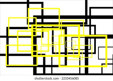 Vector background design with a unique pattern, a combination of bright colors and a grid line effect on a white background