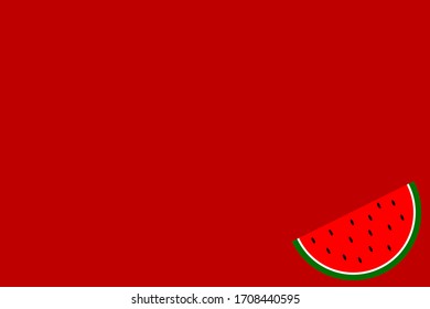 vector background design with watermelons illustration
