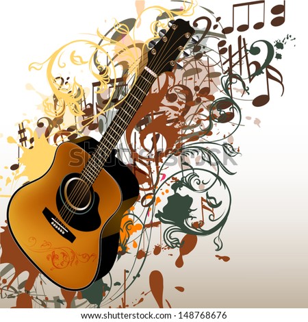 Similar – Image, Stock Photo guitar Leisure and hobbies