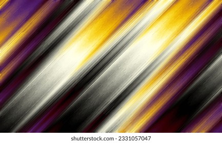 Vector background with diagonal defocused thin lines. Vector horizontal image.