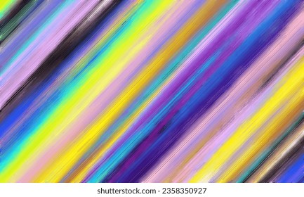 Vector background with diagonal defocused thin lines. Vector horizontal image.