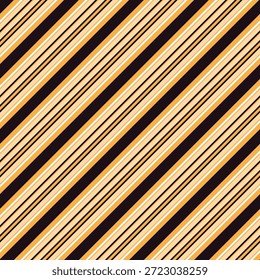 Rayas diagonales del fondo del Vector en regaliz escandinavo y repetición inconsútil de Butterscotch