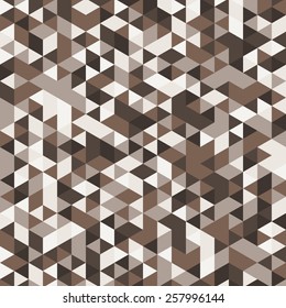 Vector background of different color chaotic triangles