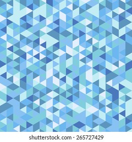 Vector background of different color chaotic triangles
