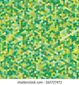Vector background of different color chaotic hexagons