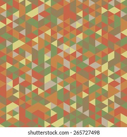 Vector background of different color chaotic triangles