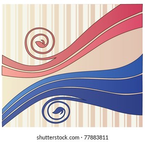 vector background with different stripes
