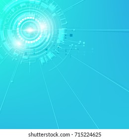 vector background digital future technology futuristic concept design