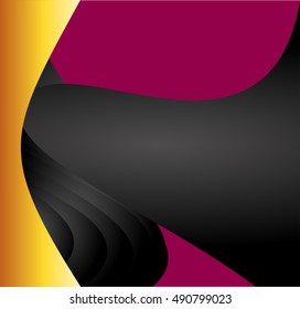 vector background dimension 3d overlap Red graphic message board for text and message design frame line shadow for modern web design
