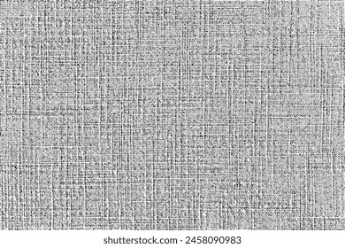  Vector background. Distressed texture of weaving fabric
