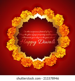 Vector background of diwali