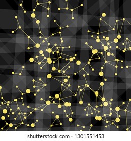 Vector Background - DNA Strands coming out of a Test Tube. Creative Concept for showing Biotechnology,Innovation, Invention, Bio-Science, Clone and many other ideas.