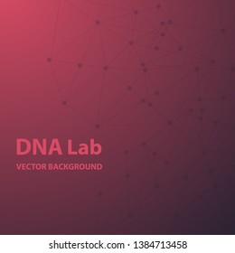 Vector Background - DNA Strands coming out of a Test Tube. Creative Concept for showing Biotechnology,Innovation, Invention, Bio-Science, Clone and many other ideas.
