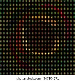 Vector background with dotted tiles. Polka dot texture. 