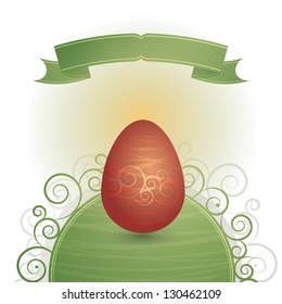 Vector background for Easter poster