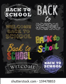 vector background with education icons set