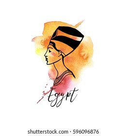 Vector background of Egypt. 