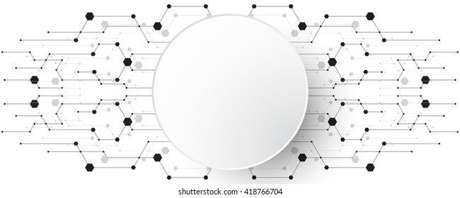 Vector background electronic circuits design.