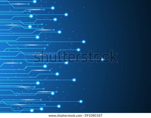 ベクター画像の背景に電子回路のデザイン のベクター画像素材 ロイヤリティフリー