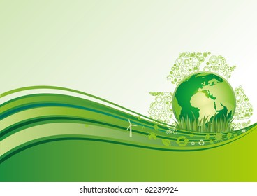 vector background of environment