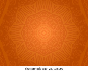 Vector background with ethnic ornament 