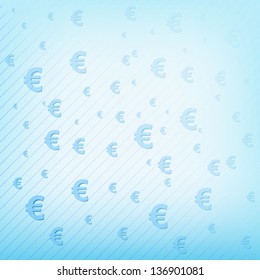 vector background with euro sign, EPS10