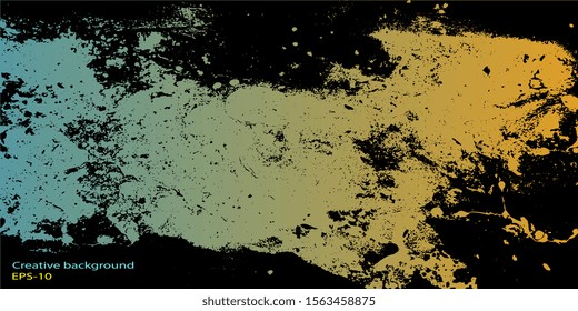 Vector background. Vector fantastic spots modern futuristic background template, abstract illustration. Randomly scattered shapes. Abstract screen saver. EPS-10
