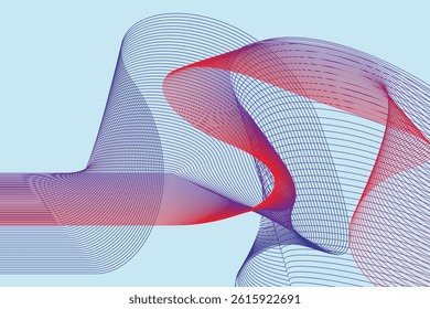 The vector background features colorful curved wave lines flowing smoothly, creating a vibrant abstract design perfect for posters, digital banners, or modern visual projects.

