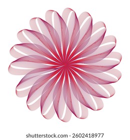 The vector background features colorful spiral waves forming abstract flowers, creating a mesmerizing, artistic, and visually stunning design for digital artwork, decorations, and creative projects.

