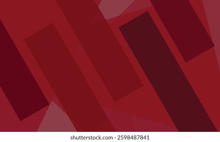 The vector background features a geometric design with numerous red rectangles, creating a bold and dynamic visual effect throughout the composition.


