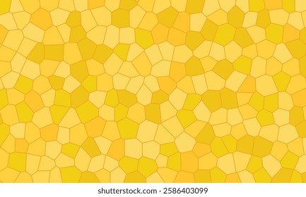 The vector background features a stunning mosaic of gradient yellow colors, blending smoothly to create an eye-catching and dynamic visual effect.

