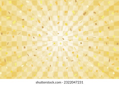 Vector Background with Festive Asian Confetti