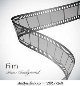 Vector background with film strip