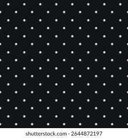 Vector background with five angled stars. Polka dot wallpaper. Fashion childish seamless pattern. Cute joyful allover print for fabric, paper, textile, kids clothes and accessories.