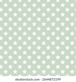 Vector background with five angled stars. Polka dot wallpaper. Fashion childish seamless pattern. Cute joyful allover print for fabric, paper, textile, kids clothes and accessories.