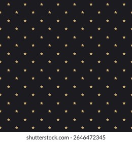 Vector background with five angled stars. Polka dot wallpaper. Fashion childish seamless pattern. Cute joyful allover print for fabric, paper, textile, kids clothes and accessories.