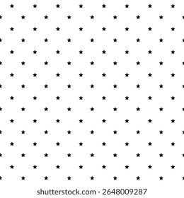 Vector background with five angled stars. Polka dot wallpaper. Fashion childish seamless pattern. Cute joyful allover print for fabric, paper, textile, kids clothes and accessories.