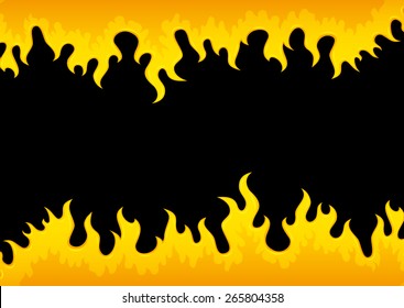 Vector background. Flame.