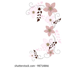Vector background floral