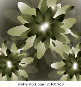 Vector Background. Floral Illustration.