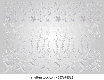 Vector background with floral motif