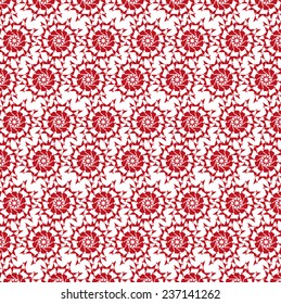 Vector Background. Floral Pattern, Wallpaper with Flowers.