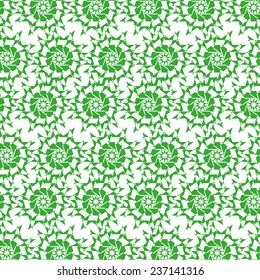 Vector Background. Floral Pattern, Wallpaper with Flowers.