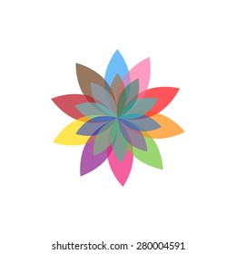 Vector background with flower 