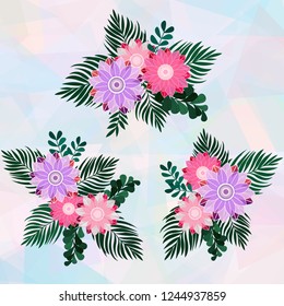 vector background flower pattern design illustration